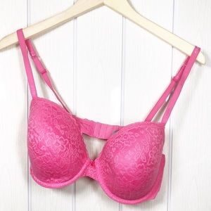 🌟 Aerie 38D Pink Lace Bra Lightly padded